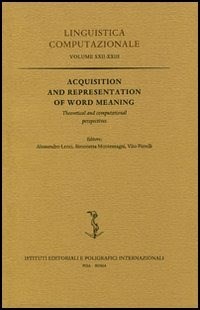 Acquisition and Representation of Word Meaning. Theoretical and Computational Perspectives - - wuz.it